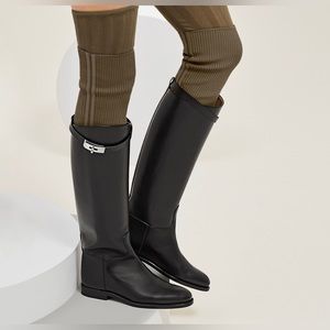 Hermes Jumping Boot, 37, Noir